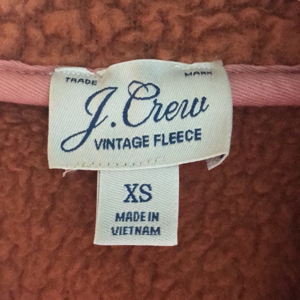 J.Crew snap-front pullover in plush Polartec Sherpa fleece size XS - Picture 7 of 9